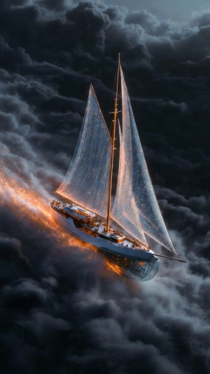 The Skybound Voyager: Steampunk Dreams & Golden Flight